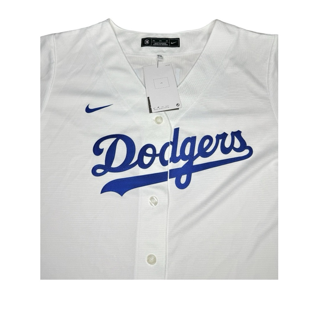 NWT Nike Cody Bellinger White Los Angeles Dodgers  Name Jersey SZ XXL women’s - Picture 6 of 12